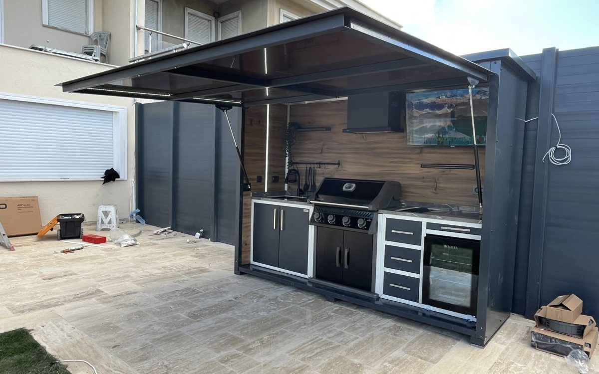 SHELTER 300 GRILL | Barbekülü Kapalı Bahçe Mutfağı