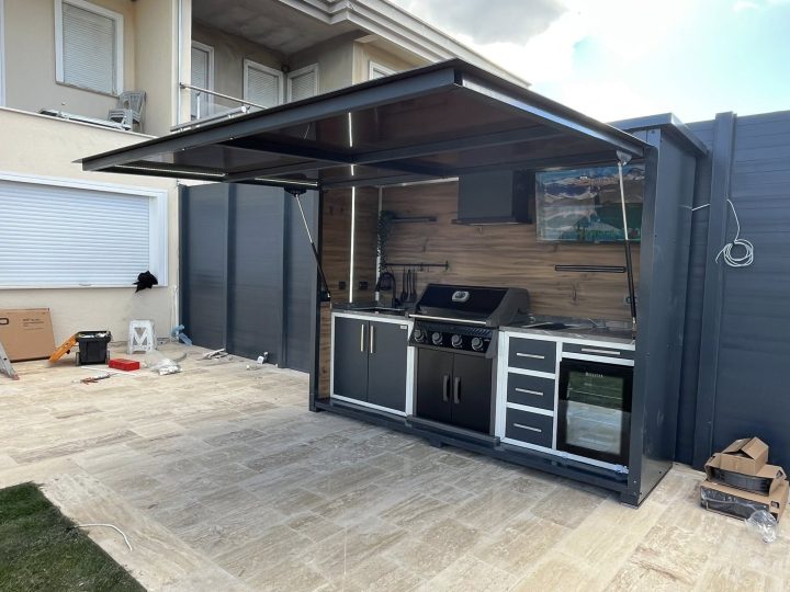 SHELTER 300 GRILL | Barbekülü Kapalı Bahçe Mutfağı
